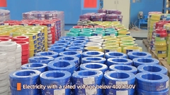 Cavi elettrici per uso domestico isolati, di rame puro, di fabbrica