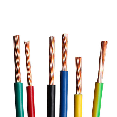 comprare 1.5mm Cavo di rame massello PVC isolante BV BVR alloggiamento conduttore a fili online manufacture