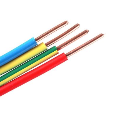 Cavo isolante in PVC a colori personalizzati per fili per case 450/750V BV/BVR 1,5 mm 2,5 mm 4 mm 6 mm
