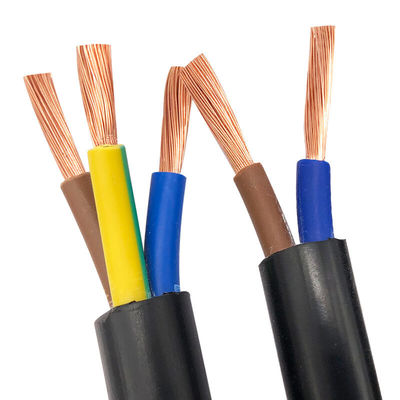 Cable di alimentazione elettrica a 4 nuclei di PVC isolato 15 mm 25 mm 4 mm 6 mm