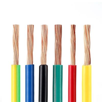 Cavi elettrici a conducente di rame isolato in PVC per case di 1,5 mmq tipo a strati nudi