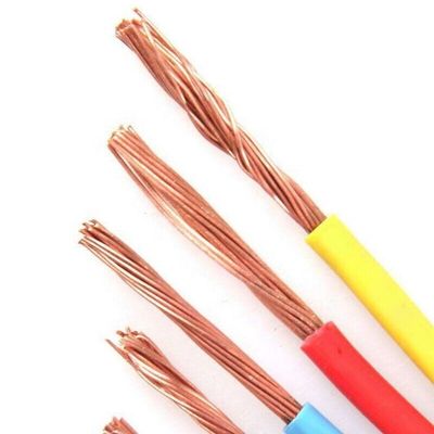 Cavo a filo piatto in rame di PVC H07V-R/B07V-U/BV/BVR per fili industriali a singolo nucleo