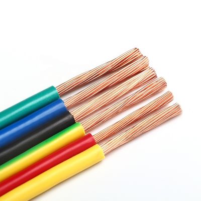 Cable di alimentazione in PVC di rame singolo BVR 4 mm personalizzabile per cablaggi domestici