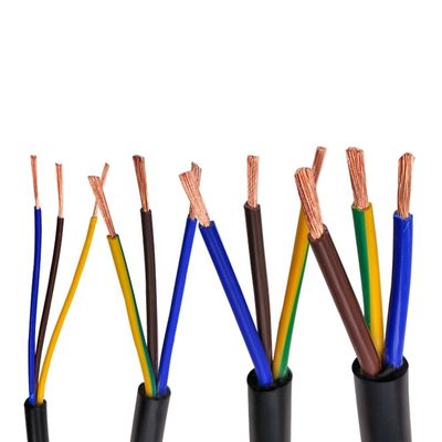 4 nuclei isolato PVC cavo RVV flessibile con 4 mm di diametro e conduttore di rame stratificato