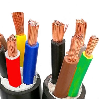 4 core 1.5 mm 2.5 mm 4 mm 6 mm PVC a bassa tensione filo elettrico isolato e avvolto