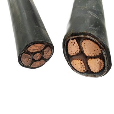 Giacca in PVC NYY 4x25mm2 XLPE Isolamento Cavo di alimentazione a conducente di rame per bassa tensione 12V