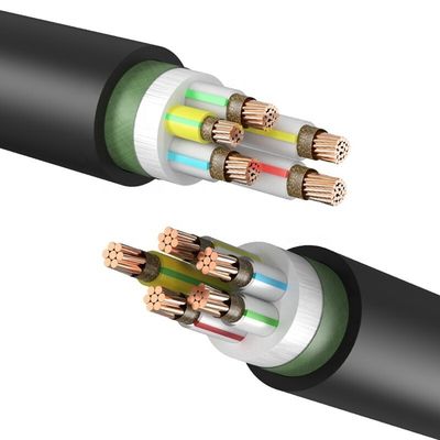 Trasmissione di potenza Alta tensione Isolato PVC Jacket Cavi e fili di rame 0.6/1KV