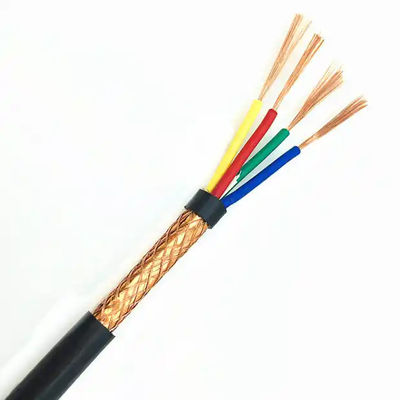 0.75mm2 300V RVVP 4 Core Shielded Cable Safty con isolamento in polietilene